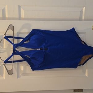 City chic plus size XS(12) cobalt blue swimsuit